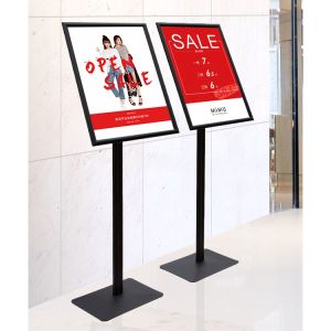 ป้ายบอกทางห้างสรรพสินค้าป้ายแนะนำป๊อปโปสเตอร์ยืนแสดงล็อบบี้โรงแรมป้ายน้ำยืนบิลบอร์ดป้ายวางกระดาษโปสเตอร์ ป้ายโฆษณา ป้ายโฆษณาอลูมิเนียม แบบตั้งพื้น A3 สินค้าพร้อมส่งในไทย