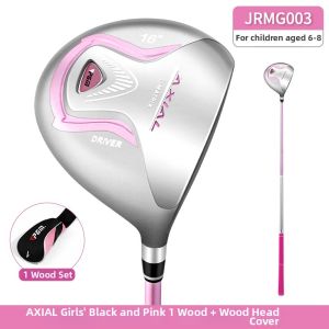 PGM GOLF | Beginner Large Volume Golf Clubs for Kids 1 Wood With Head Cover