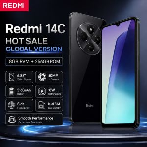 Redmi | 2026 new Redmi 14C 5G Global Smartphone 8GB+256GB 6.88 120Hz Display 50MP AI Camera 5160mAh Battery 18W Fast Charge Dual SIM