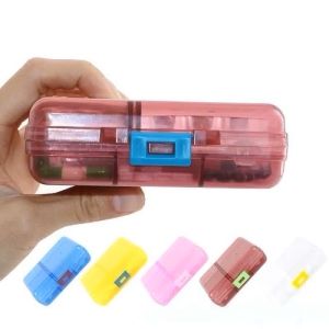 Superior+ 9 Grid Moisture Proof Medicine Storage Organizer Case Box Portable Pill First Aid Kit Container