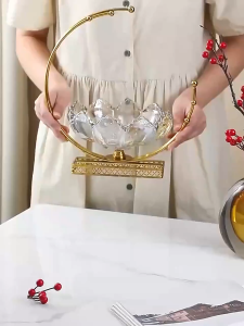 ห้องนั่งเล่น คุณภาพสูงสไตล์ นอร์ดิกชาม ผลไม้ สร้างสรรค์สําหรับตกแต่งโต๊ะกาแฟ