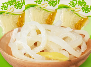 Pickled Pepper Pig Skin Mountain Pepper Crystal Pig Skin Instant Cooked Food  泡椒猪皮