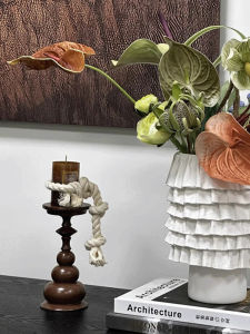 Atmospheric Retro Decor Candlestick
