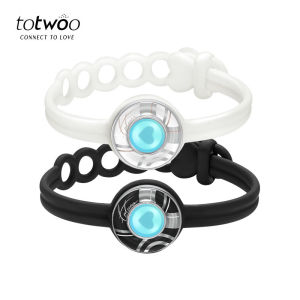 Totwoo Long Distance Touch Bracelets for Couples-Candy Series Vibration & Light up for Love Couples Bracelets Relationship Gift i miss you bracelet vibrate long distance bracelet vibrate totwoo touch bracelet