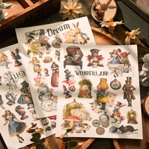 Big Size Princess Fairy Rabbit Rub-on Stickers Aesthetic Scrapbooking Journaling Craft Supplies Transfer Stickers