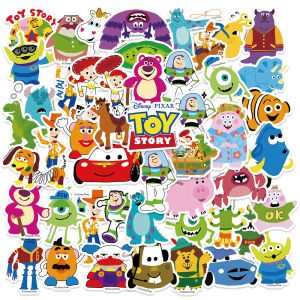 52TOYS | Câu Chuyện Đồ Chơi Hoạt Hình Disney Graffiti Bộ Miếng Dán Cho Hành Lý Điện Thoại Đàn Guitar Sổ Lưu Niệm Cổ Điển Đồ Chơi Trẻ Em Trang Trí 10/30/50 Chiếc