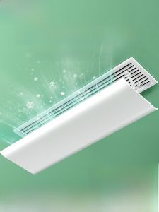 แผงกันลมท่อระบายอากาศแบบอเนกประสงค์ ป้องกันลมแรงตรง รุ่นพื้นฐาน สำหรับเครื่องปรับอากาศกลางบ้าน แผงกันลม แผงกันลม