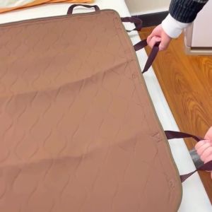 ZhenqingFang Multipurpose Positioning Bed Pad With Reinforced Handles Reusable & Washable (90 x 120cm)
