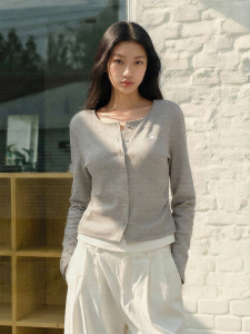 Semir | Pleated Design Illusion Two-piece Slim-fit T-shirt