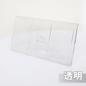 Mini Photo Display Stand Frame 3 Inch Instant Picture Paper Photo Album Rectangular Plastic Frame Three Grids Photo Ornament