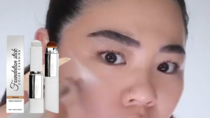 AMZ Natural Foundation Stick 13G Helps Improve Skin Texture Supports Smooth Even Application For All Skin Tones Lightweight Non Greasy For On The Go Touch Up Beauty Creamy Concealer Foundation Stick