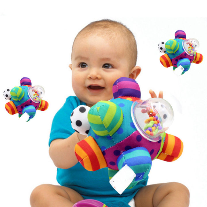 Brain Developmental Bumpy Ball Rattle Easy to Grasp Bumps Help Develop