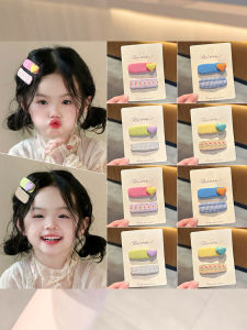 NING ZHOU | Colorful Heart-shaped Fabric Hair Clips