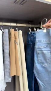 Combo 10 Móc Kẹp Đơn Đa Năng Chất Liệu Thép Không Gỉ Có Đầu Bọc Silicon Chống TuộtMóc Treo Quần Áo