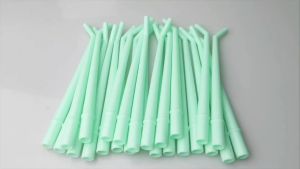Bộ 25 Ống Hút Nha Khoa Cong Bằng Nhựa Dụng Cụ Hút Nước Bọt Lực Hút Mạnh Dùng Cho Dụng Cụ Nha Khoa Cơ Bản