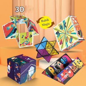 Đồ chơi Rubik Magic 3D biến đổi độc đáo giảm stress mới nhất 2023