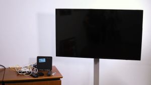 Stand TV Rak Remote Router Barang Tatakan Atas Penyangga Screen Top Shelf Caddy G255