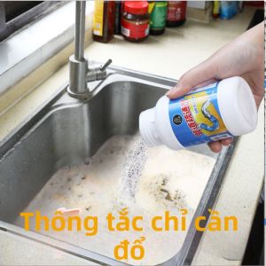 JIAKEMEI | Thuốc Tẩy Thông Cống Mạnh Cho Dầu Mỡ và Khối Đóng Cống Bếp