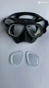 Customized Graded Lens for Aluminum Frame Freediving Mask (Left or Right Eye – Per Piece)