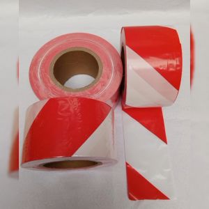 Garis Polisi Roll Merah Putih non Reflektif Police Line Putih Merah Warning Line Merah Putih 3 Inch x 300 meter dan 500 meter / Garis Polisi Pembatas Perbaikan Jalan -Tanpa Perekat Kombinasi Putih Merah-