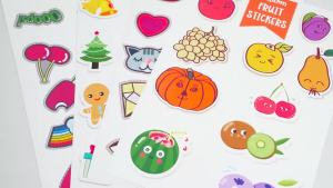 A4 High Quality Printable Vinyl Sticker Paper Suitable for Your Inkjet and Laser Printers Glossy White Sticker Paper