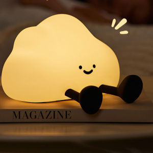 One Cloud Sleep Lamp Little Pumpkin EGOGO Glowing LED Silicone Touch Sensor Night Light Halloween Ornaments Decor Gifts Kids