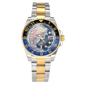 Creative Watch china NH35 Movement Watch 10bars Mens 40mm Sapphire Ceramic Bezel Male Mechanical Clock Diver Sports Wristwatch