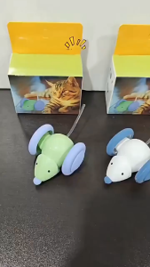【Ready From SG】Electric Mouse Car Pet Toys Interactive Cat Toy Rechargeable Cat Interactive Smart Control Toy