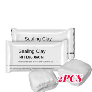 2PCS Sealing Putty for Air Conditioning Hole Waterproof and Insect Proof Putty for Household Wall Patching Hole