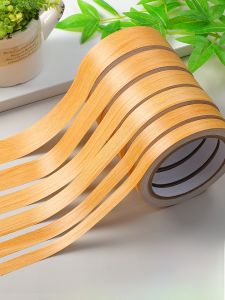 Wood Grain Self Adhesive Tape Floor Gap Filler Strip Board Repair Edge Sealant Decorative Conceal Sticker Modern Simple Style