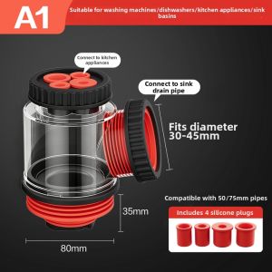 RIIFO | Odor Blocking Sink Drain Connector