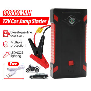 99800mah Car Battery Charger Car Jumper Power Bank Starter Car Jump Start Powerbank Kereta Pengecas Bateri Kereta 汽車应急启动电源