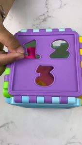 GIGGEL Mainan Anak Edukasi Multifungsi Belajar Mengenal Huruf Angka Box Education Toys / Shape Sorting Puzzle/ Puzzle Kubus / Matching Geo Shape