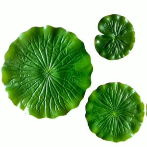 Wisell ใบบัวปลอม ใบบัวพลาสติก สําหรับรองอาหารคาว หวาน หรือตกแต่งอ่างปลา Home Decor