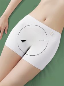 miiow | Cat Person JK Short Skirt Safety Pants Antibacterial Seamless Ice Silk Flat Angle Underwear No Roll Edge Base Four Corner Pants
