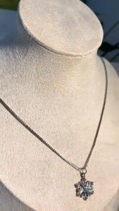 Fashion Silver Necklace Ladies Lover Platinum Jewelry 18 inches Hypoallergenic Jewelry