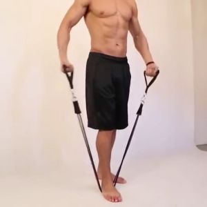 GYMPRO วงโยคะรัดออกกำลังกาย 5 สายรัดออกกำลังกาย บ้าน-ประตู กล่อง กระดูก 5 สัญญาณ