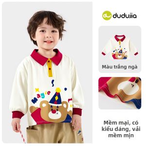 DUDUJIA | Áo Polo Dài Tay Cho Bé