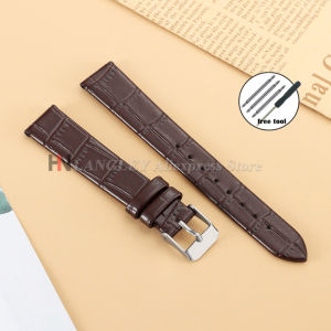 Watch Band Crocodile Pattern Leather Watch Strap 8mm 10mm 12mm 14mm 16mm for Women Men Replacement Universal Ultra-thin Bracelet