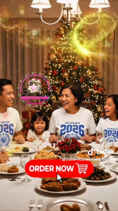 Cloud Dancer WHITE Pantone Color of the Year 2026 New Year Family Shirt Set Matching Tops