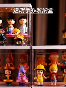 🔥Malaysia Stock🔥Toy Display Storage Box Acrylic Figure Display Box Transparent Case Dust Proof Cabinet Doll Box Cover