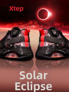 XTEP | Running Sports Shoes Soft Bottom Lightweight Air Cushion Red