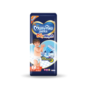 MamyPoko Day and Night Pants Baby Diapers Large 32