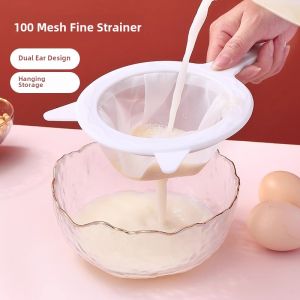 Cute Cat Ear Filter Screen Ultra Fine Juice Chinese Medicine Strainer Hanging Kitchen Cooking Utensil Super Fine Mesh Filter