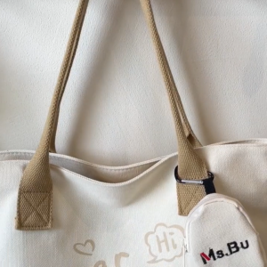 [BISA COD] 3150 Tas Beh Free Paper Bag + Pocket Tas Tote Bag Wanita Terkiniian