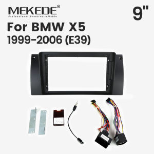 Panel Kit For Car Radio Bezel Frame for BMW X5 1999-2006 (E39) 9inch Car Multimedia Radio Panel Frame Cable CANBUS Protocol Box