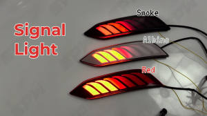 Proton Saga MC1 MC2 (Facelift 2019-2024) V2 Reflector Rear Bumper Dynamic LED Daylight DRL Running Signal Brake Light Lamp 2019 2020 2021 2022 2023 2024 2025