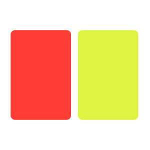 【New Arrival】 Football Referee Training Gear PVC Red Yellow Cards 8x11cm for Match Officials
