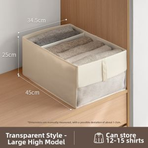 LANJIAOLUO | Fabric Clothing Organizer Box