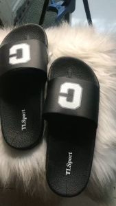 Dép quai ngang nam chữ c đế cứng chống trơn trượt đi thường ngày